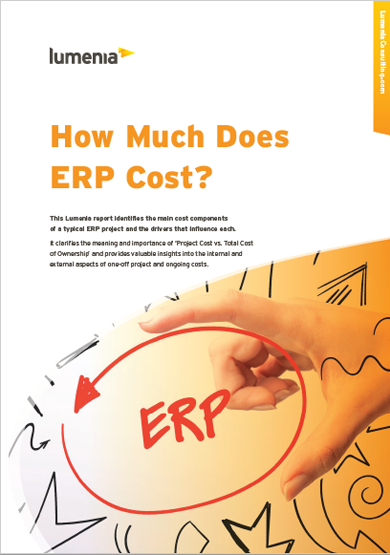 ERP Cost Report from Lumenia
