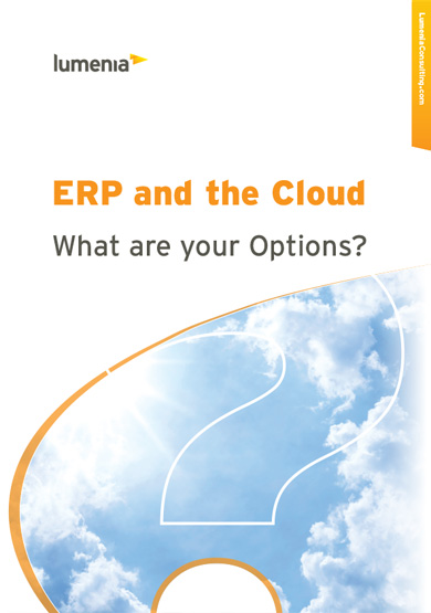 Lumenia Consulting ERP and the Cloud White Paper 