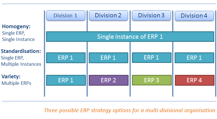 single global instance ERP