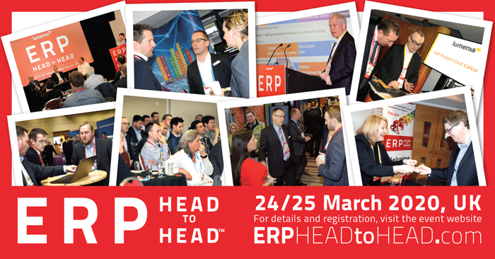 Attend the ERP HEADtoHEAD event: Compare ERP solutions