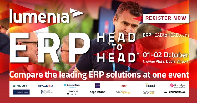 Compare leading solutions at the ERP HEADtoHEAD event 