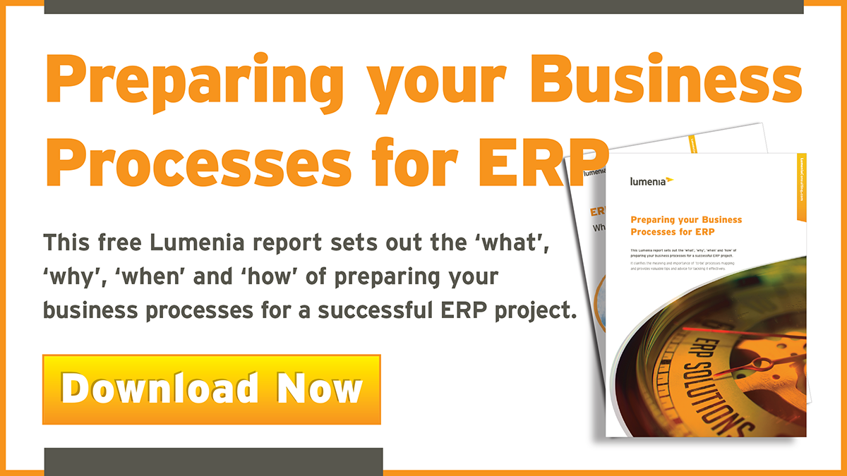 Preparing you Business Processes for ERP 