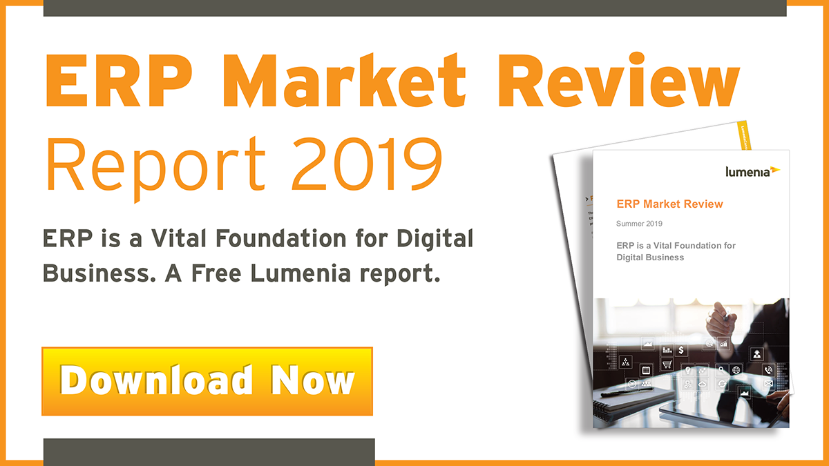 Lumenia ERP Market Review Report - Cloud ERP – Old News?