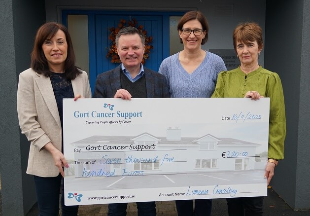 Lumenia Charity of the Year 2023 - Gort Cancer Support Centre