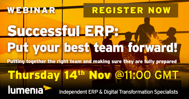 Successful ERP and Internal Teams: Lumenia Webinar