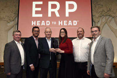 Intact Software winner of ERP HEADtoHEAD best vendor 2018