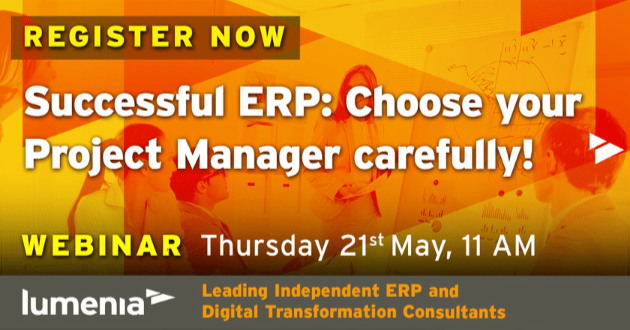 Successful ERP - Choose your project manager carefully webinar
