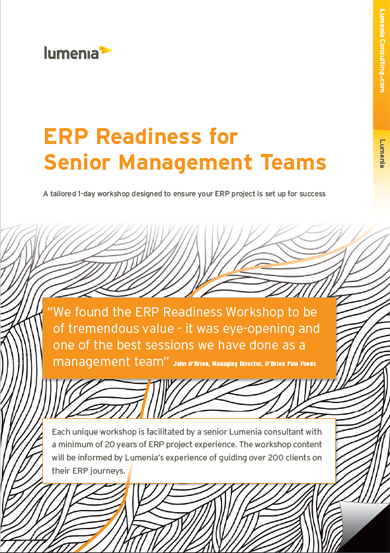 ERP Readiness Workshop for Senior Managers